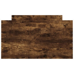 Berkfield Bed Frame With Headboard And Footboard Smoked Oak 90X190 Cm - thumbnail 6