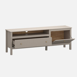 Heze Furniture Kleo Tv Unit With Storage - Taupe - thumbnail 3