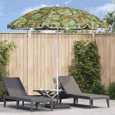 Berkfield Beach Parasol With Aluminium Pole Camouflage 300 Cm - image 1