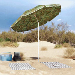 Berkfield Beach Parasol With Aluminium Pole Camouflage 300 Cm - thumbnail 3