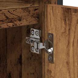 Berkfield Stylish Bathroom Sink Cabinet Old Wood 60X35X60 Cm Engineered Wood - thumbnail 9