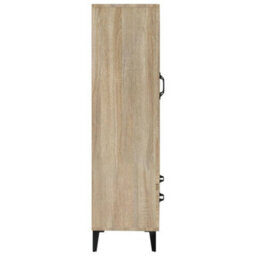 Berkfield Highboard Sonoma Oak 70X31X115 Cm Engineered Wood - thumbnail 8