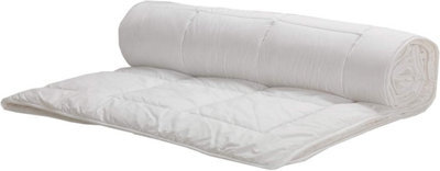 Lancashire Textiles 100% Natural Pure Wool Duvet 10.5 Tog Lightweight Temperature Regulating Quilt - Double - image 1