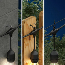 Xample Artika Eclipse 42Ft Solar String Lights 20 Led Outdoor Indoor Warm White 2700K Usb-C Rechargeable Remote Control Garden Lights - thumbnail 6