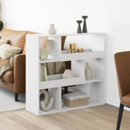 Berkfield Classic Room Divider White 100X33X94.5 Cm Engineered Wood - thumbnail 2