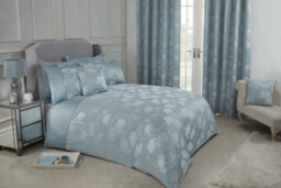 English Garden Duvet Set - Duck Egg Blue - thumbnail 1