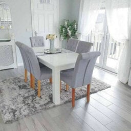 Tungsten Super Soft Shaggy Handmade Modern Plain Sparkle Easy To Clean Rug For Dining Room Bedroom Living Room-120Cm X 180Cm - thumbnail 4