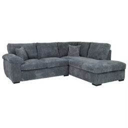 Sofa Scene Amalfi Corner Sofa Suite, Left And Right Hand Chaise, Grey Jumbo Cord - thumbnail 2