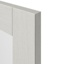 GoodHome Alpinia Matt Ivory Wood Effect Shaker Glazed Dresser Cabinet Door (W)500mm (H)1245mm (T)18mm - thumbnail 2