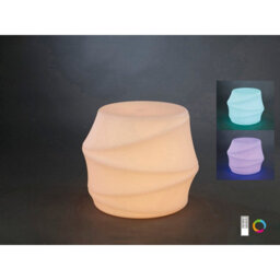 Luminosa Lighting Luminosa Bambu Stool Led Rgb Outdoor Ip65, 120Lm, Opal White, 3Yrs Warranty - thumbnail 2