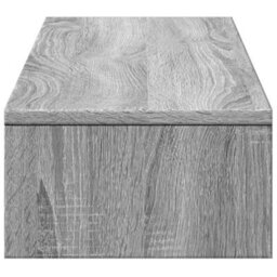 Walplus Monitor Stand With Drawers Grey Sonoma 100X27X15 Cm Engineered Wood - thumbnail 6