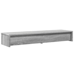 Walplus Monitor Stand With Drawers Grey Sonoma 100X27X15 Cm Engineered Wood - thumbnail 7