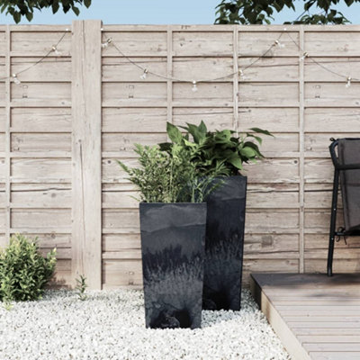 Berkfield Planter With Removable Inner Anthracite 11/26.5L Pp Concrete Look - image 1