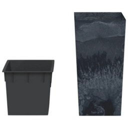 Berkfield Planter With Removable Inner Anthracite 11/26.5L Pp Concrete Look - thumbnail 3