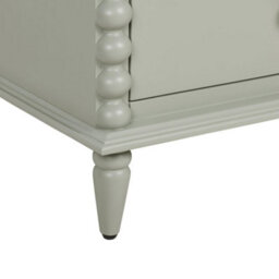 Statement Furniture Cromwell Large 6 Drawer Chest Of Drawers With Bobbin Design - Pale Olive - thumbnail 8