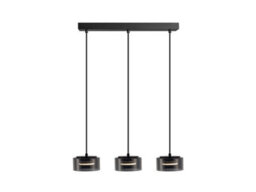Luminosa Lighting Luminosa Olaia Bar Pendant Ceiling Light Black, Smoky 3Xgx53 3000K 660Lm - Uk Stock - thumbnail 5