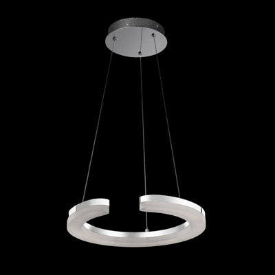 Luminosa Lighting Luminosa Blunder Modern 1 Light Integrated Led Pendant Ceiling Light, 3000K