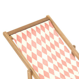 Beliani Set Of 2 Sun Lounger Replacement Fabrics Anzio/avellino 113 X 44 Cm Light Red - thumbnail 5