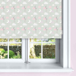 Lister Cartwright Cloudscape Design Blackout Roller Blinds For Kids Easy Fit Child Safety Included (Pink, 90 X 140 Cm) - thumbnail 2