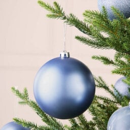 Werchristmas Ice Blue Extra Large Shatterproof Bauble Matt 15 Cm - thumbnail 3