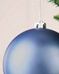 Werchristmas Ice Blue Extra Large Shatterproof Bauble Matt 15 Cm - thumbnail 5