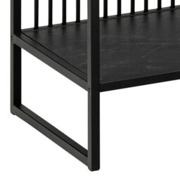 Furniture To Go Strington Bookcase With 2 Shelves In Black - thumbnail 8