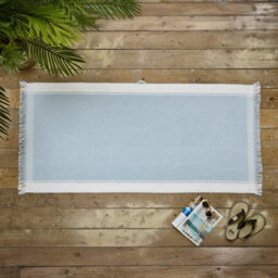 The Lyndon Company Shoreline Stripe 100% Cotton Beach Towel