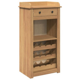 Vidaxl Wine Cabinet Panama 57X40X111.5 Cm Solid Wood Pine Wine Cabinets - thumbnail 2