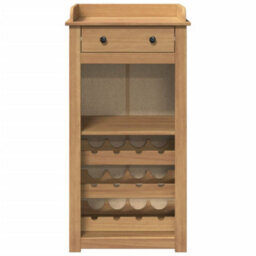 Vidaxl Wine Cabinet Panama 57X40X111.5 Cm Solid Wood Pine Wine Cabinets - thumbnail 4