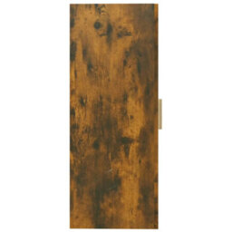 Berkfield Hanging Wall Cabinet Smoked Oak 69.5X34X90 Cm - thumbnail 4