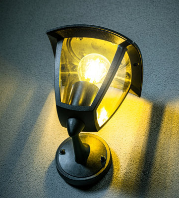 CGC Lighting Cgc Black Outdoor Garden Porch Patio Wall Light - image 1