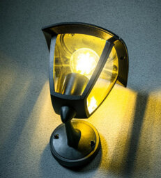 CGC Lighting Cgc Black Outdoor Garden Porch Patio Wall Light - thumbnail 1