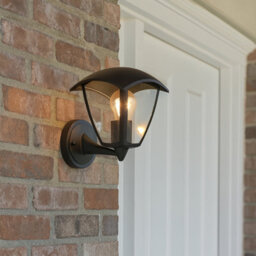 CGC Lighting Cgc Black Outdoor Garden Porch Patio Wall Light - thumbnail 2