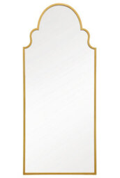 Mirroroutlet The Arcus Gold Arched Leaner Wall Garden Mirror 200 X 85Cm - thumbnail 2
