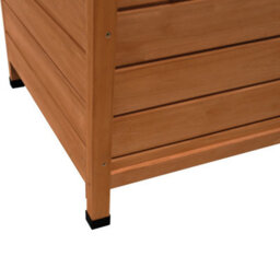 MonsterShop Large Dog Kennel Wooden Pet House Shelter - thumbnail 7