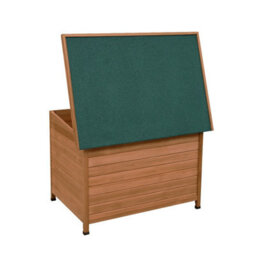 MonsterShop Large Dog Kennel Wooden Pet House Shelter - thumbnail 5