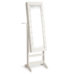 BTFY Beautify Mirror Jewellery Cabinet, Free Standing Mirror, Jewellery Storage For Earrings, Rings & Necklaces W/led Lights - thumbnail 9