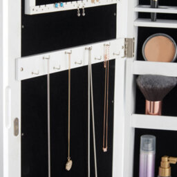BTFY Beautify Mirror Jewellery Cabinet, Free Standing Mirror, Jewellery Storage For Earrings, Rings & Necklaces W/led Lights - thumbnail 7
