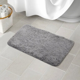 Living And Home Soft Shag Super Absorbent Slip Resistant Bath Rug 60Cm (L) X 40Cm (W) - thumbnail 1