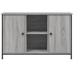 Berkfield Industrial Tv Cabinet Grey Sonoma 100X35X65 Cm Engineered Wood - thumbnail 5