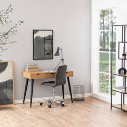 Furniture To Go Neptun 3 Drawer Office Desk In Oak - thumbnail 6