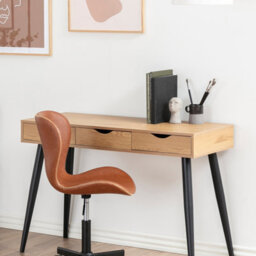 Furniture To Go Neptun 3 Drawer Office Desk In Oak - thumbnail 8