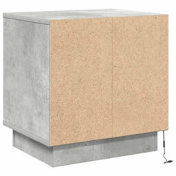 Berkfield Modern Bedside Cabinet With Led Lights Concrete Grey 44X34,5X45 Cm - thumbnail 8