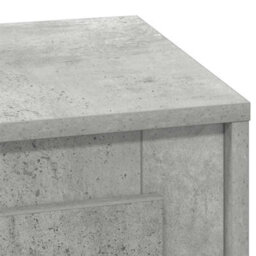 Berkfield Modern Bedside Cabinet With Led Lights Concrete Grey 44X34,5X45 Cm - thumbnail 9