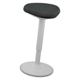 Leitz Ergo Active Standing Stool Chair Posture Comfort Seat Adjustable Furniture In Light Grey - thumbnail 1