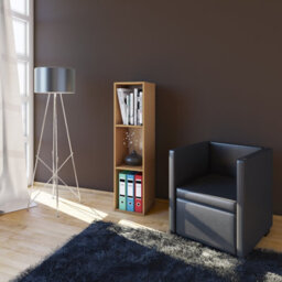 Vcm Wood Stand Shelf Decoration Books Mendas 3 - thumbnail 4