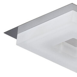 Luminosa Lighting Luminosa Marcel Recessed Down Light 6W Led Square 3000K Ip44, 550Lm, Polished Chrome/frosted Acrylic, Driver Included - thumbnail 5
