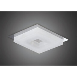 Luminosa Lighting Luminosa Marcel Recessed Down Light 6W Led Square 3000K Ip44, 550Lm, Polished Chrome/frosted Acrylic, Driver Included - thumbnail 2