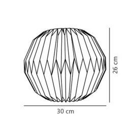 Nordlux Belloy Paper Lamp Shade Pleated Shade  White, - thumbnail 9