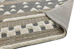 Beige Luxurious Kilim Easy To Clean Handmade Modern Cotton, Polyester, Wool Rug For Living Room, Bedroom - 200Cm X 290Cm - thumbnail 5